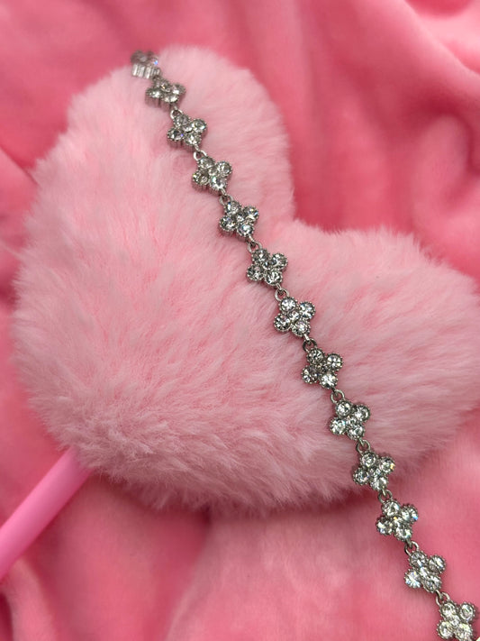 Bracelet Fleur Argenté