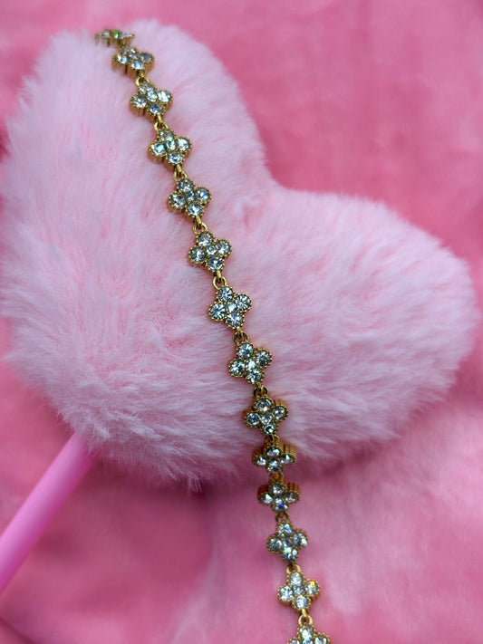 Bracelet Fleur Doré