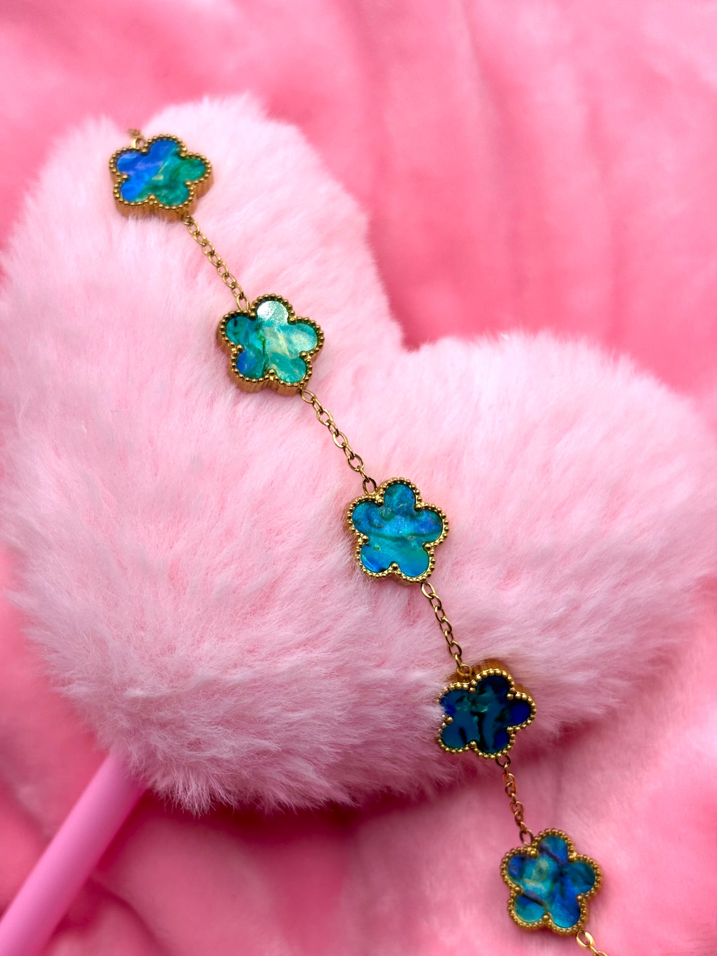 Bracelet Trèfle Océan